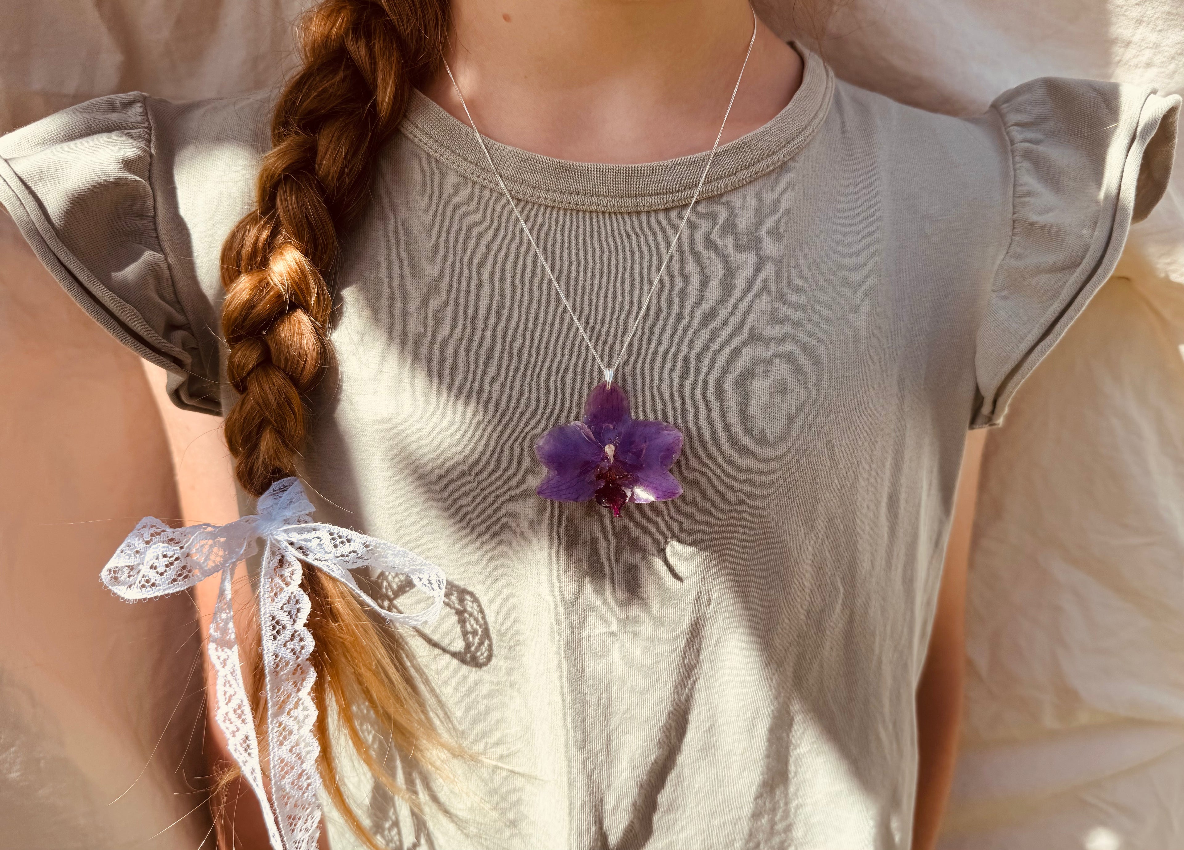 Orchid Necklace